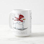 Schi dich später, Schneeflocken! Kaffeetasse (Vorderseite Links)