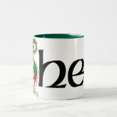 Schibaum-keltische Drache-Tasse Zweifarbige Tasse (Mittel)