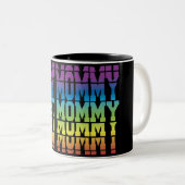 Schicht 1Beste Mommy, Muttertag Zweifarbige Tasse (VorderseiteRechts)