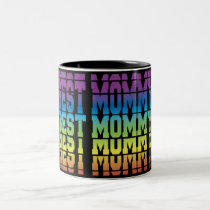 Schicht 1Beste Mutti, Muttertag Zweifarbige Tasse