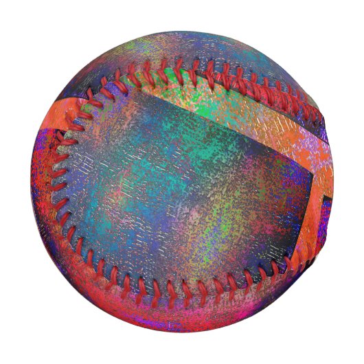 Schicht unregelmäßig arrangierter rustikaler Bilde Baseball (Vorderseite Links)