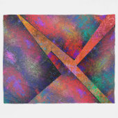 Schicht unregelmäßig arrangierter rustikaler Bilde Fleecedecke (Vorderseite (Horizontal))