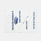 Schichtabwehr Fleecedecke (Vorderseite (Horizontal))