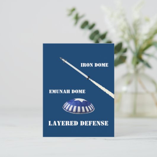 Schichtabwehr Postkarte (Stehend Vorderseite)