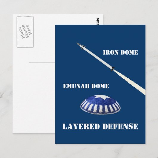 Schichtabwehr Postkarte (Vorne/Hinten)