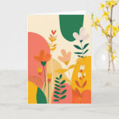 Schichtblumengarten Karte (Gelbe Blume)