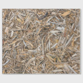 Schichten aus gewittertem Holz Geschenkpapier (Flach)