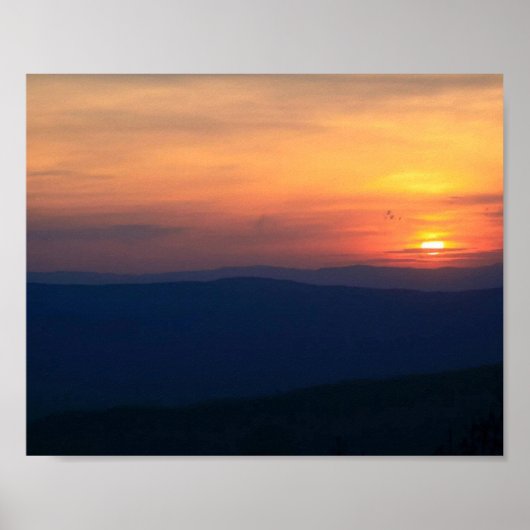 Schichten der Blue Ridge Poster (Vorne)