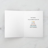 Schichten der Wünsche 65. oder jedes Alter Geburts Karte (Innenseite)