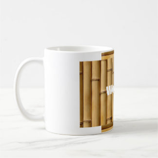 Schichten des Bambus-Rhythmus in natürlicher Bambu Kaffeetasse