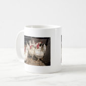 Schichten (Hennen und Hühner) Kaffeetasse (Vorderseite Links)
