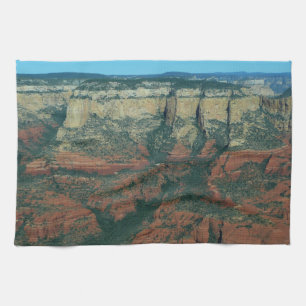 Schichten roter Felsen in Sedona Arizona Geschirrtuch