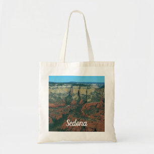 Schichten roter Felsen in Sedona Arizona Tragetasche