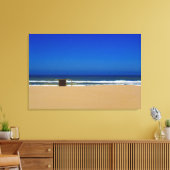 Schichtenstrand Leinwanddruck (Insitu (Wohnzimmer))