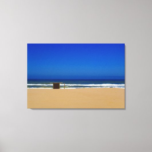 Schichtenstrand Leinwanddruck (Vorderseite)