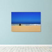 Schichtenstrand Leinwanddruck (Insitu (Holzboden))