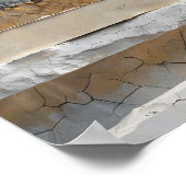 Schichtenstruktur Poster (Ecke)