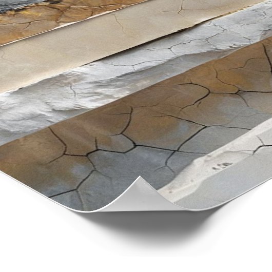 Schichtenstruktur Poster (Ecke)