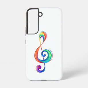 Schichtförmiger Regenbogen-Schlüssel Samsung Galaxy Hülle