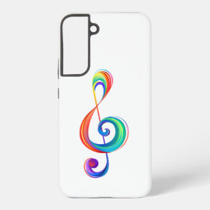 Schichtförmiger Regenbogen-Schlüssel Samsung Galaxy Hülle