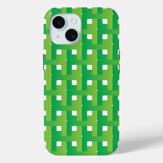Schichtiger grüner Farbverlauf Case-Mate iPhone Hülle (Rückseite)