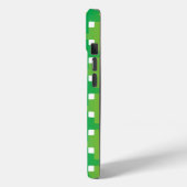 Schichtiger grüner Farbverlauf Case-Mate iPhone Hülle (Rückseite / Links)