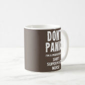 Schichtleiter Krankenschwester  Kaffeetasse (VorderseiteRechts)