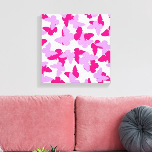 Schichtschmetterlinge Leinwanddruck (Insitu (Wohnzimmer))