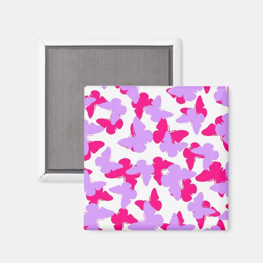 Schichtschmetterlinge Magnet (Vorderseite/Rückseite)