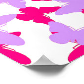 Schichtschmetterlinge Poster (Ecke)