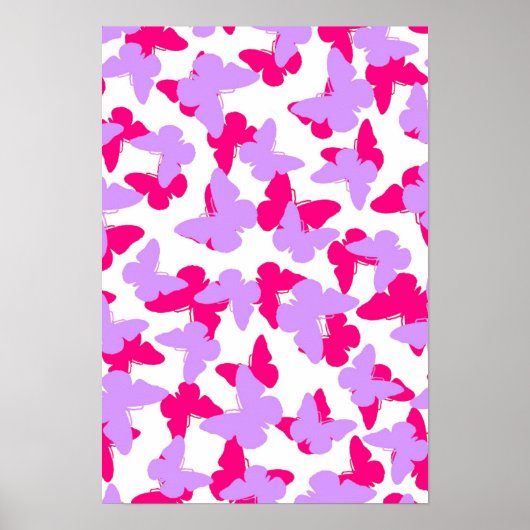 Schichtschmetterlinge Poster (Vorne)