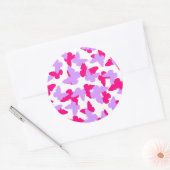 Schichtschmetterlinge Runder Aufkleber (Umschlag)