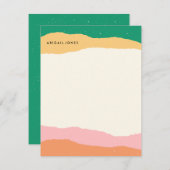 Schichtstationery - Grapefruit Einladung (Vorne/Hinten)