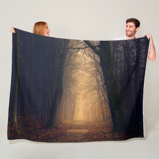 SCHICHTSTRASSE FLEECEDECKE (Beispiel)