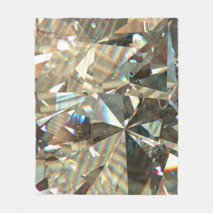 Schichtstruktur dreieckiger Diamant- oder Kristall Fleecedecke