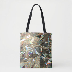 Schichtstruktur dreieckiger Diamant- oder Kristall Tasche