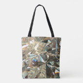 Schichtstruktur dreieckiger Diamant- oder Kristall Tasche (Rückseite)