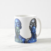 Schichtvisionen von Androiden Kaffeetasse (VorderseiteRechts)
