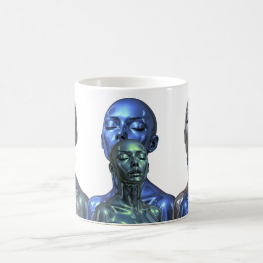 Schichtvisionen von Androiden Kaffeetasse (Mittel)