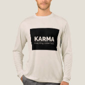 Schichtweise Attitüde Tri-Blend Shirt (Vorderseite)