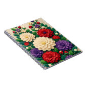 Schichtweise florale Papier-Schnitt-Garten Notizblock (Rechte Seite)