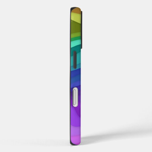 Schichtwellen iPhone-Hülle | Bunt Case-Mate iPhone Hülle (Rückseite / Rechts)