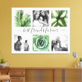 Schick beste Freunde für immer Fotocollagen Leinwanddruck (Insitu (Wohnzimmer))
