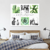 Schick beste Freunde für immer Fotocollagen Leinwanddruck (Insitu (Schlafzimmer))