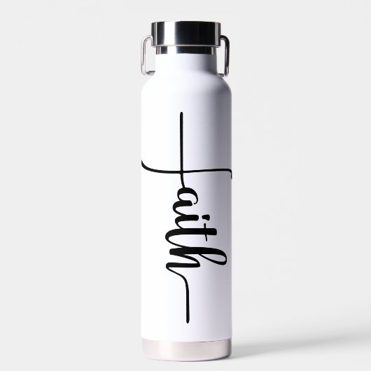 Schick Faith Script Cross Trinkflasche (Vorne)