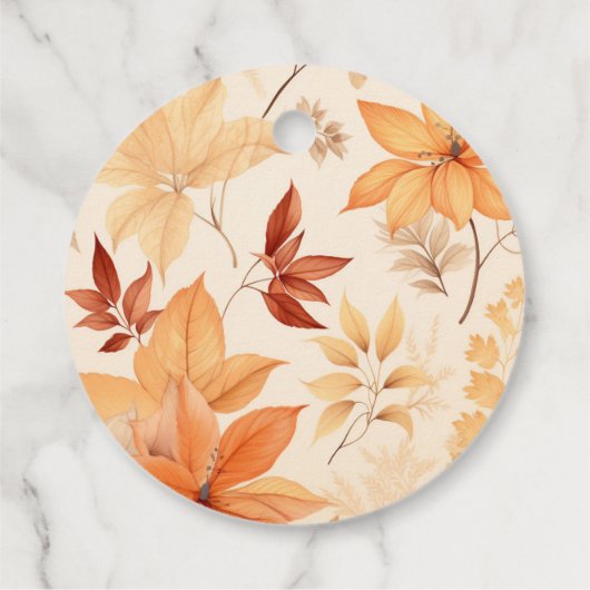 schick fallendes Brautparty Geschenkanhänger (Rückseite)