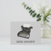 Schick Geld! Postkarte (Stehend Vorderseite)