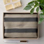 schick geometrisch schwarzes Gold Geburtstagsparty Seidenpapier (Geschenk)