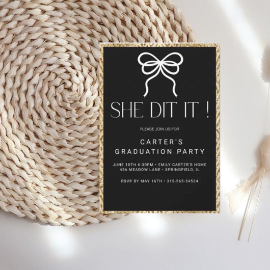 schick-grinsend, Minimalistisch Schwarz-Weiß-Elgan Save The Date