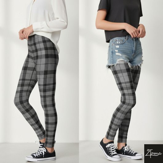 schick karierte Leggings